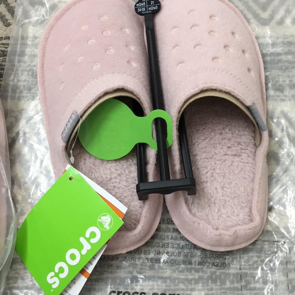 Rose Dust Crocs Slippers